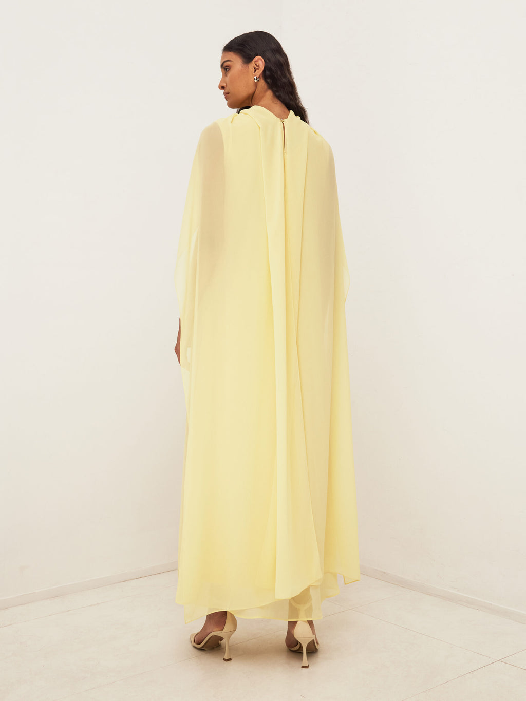 Chiffon Layered Draped