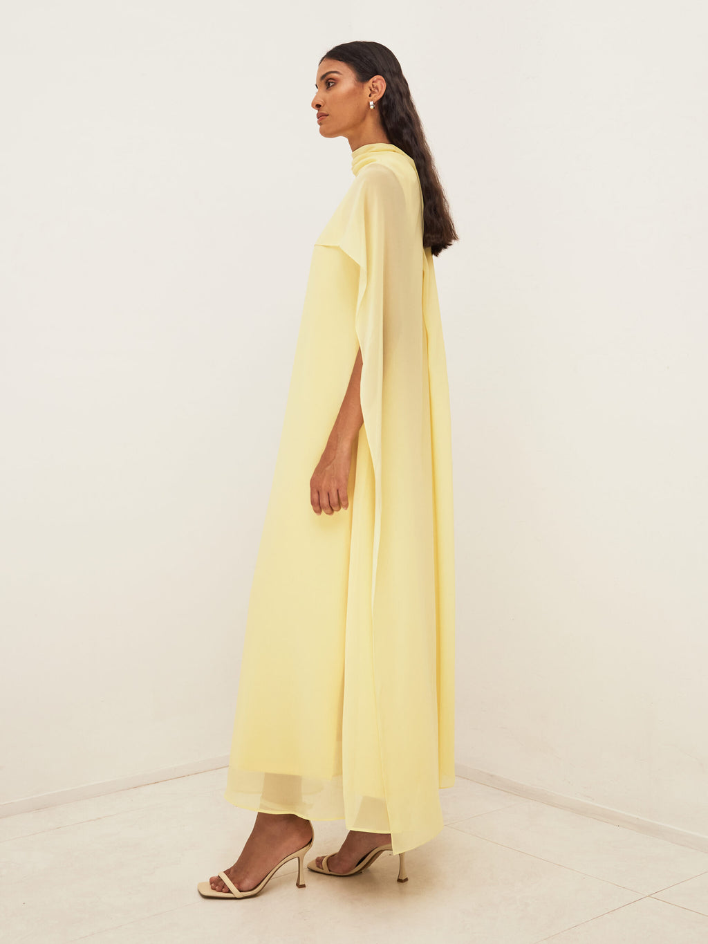 Chiffon Layered Draped