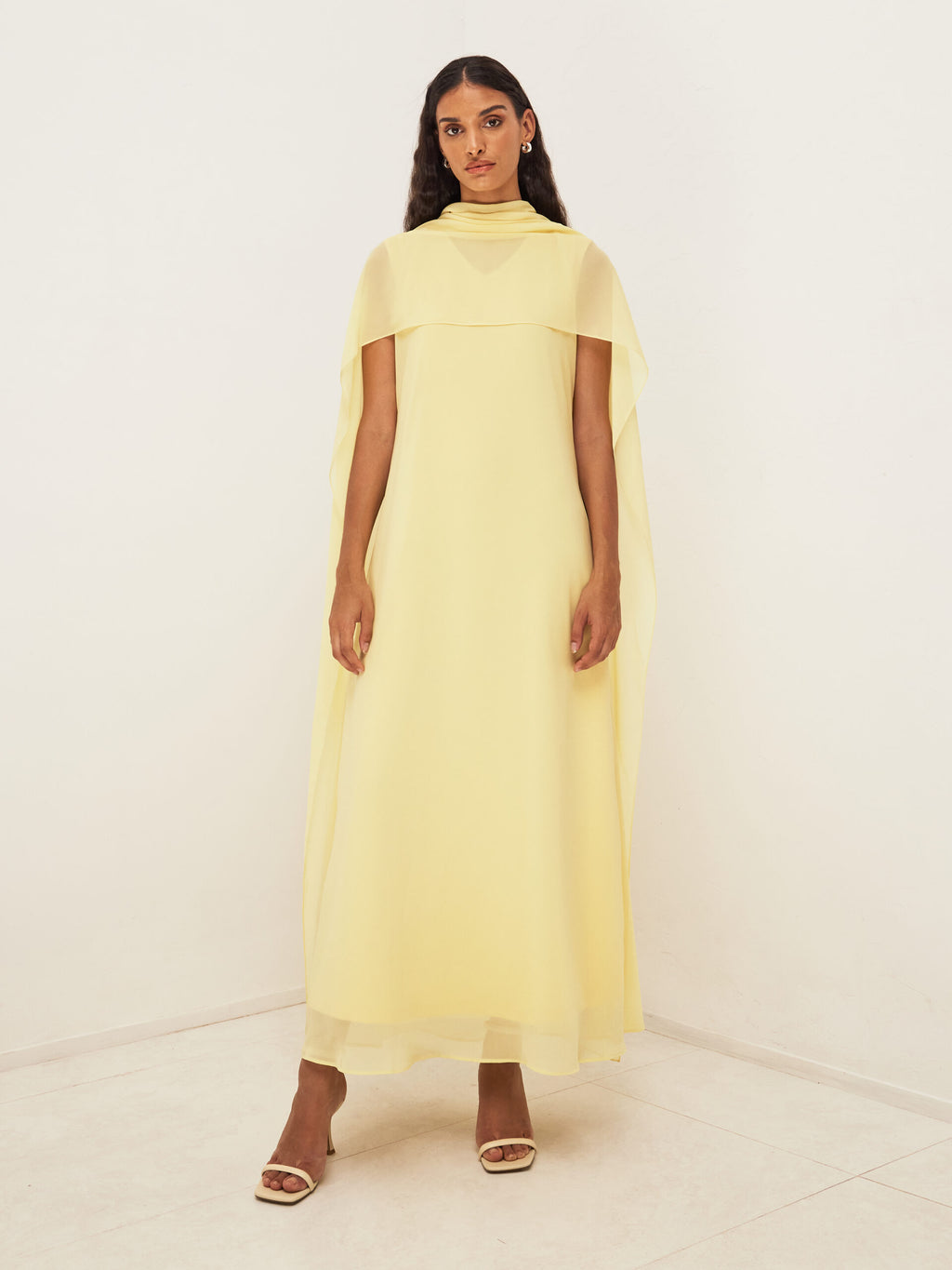 Chiffon Layered Draped