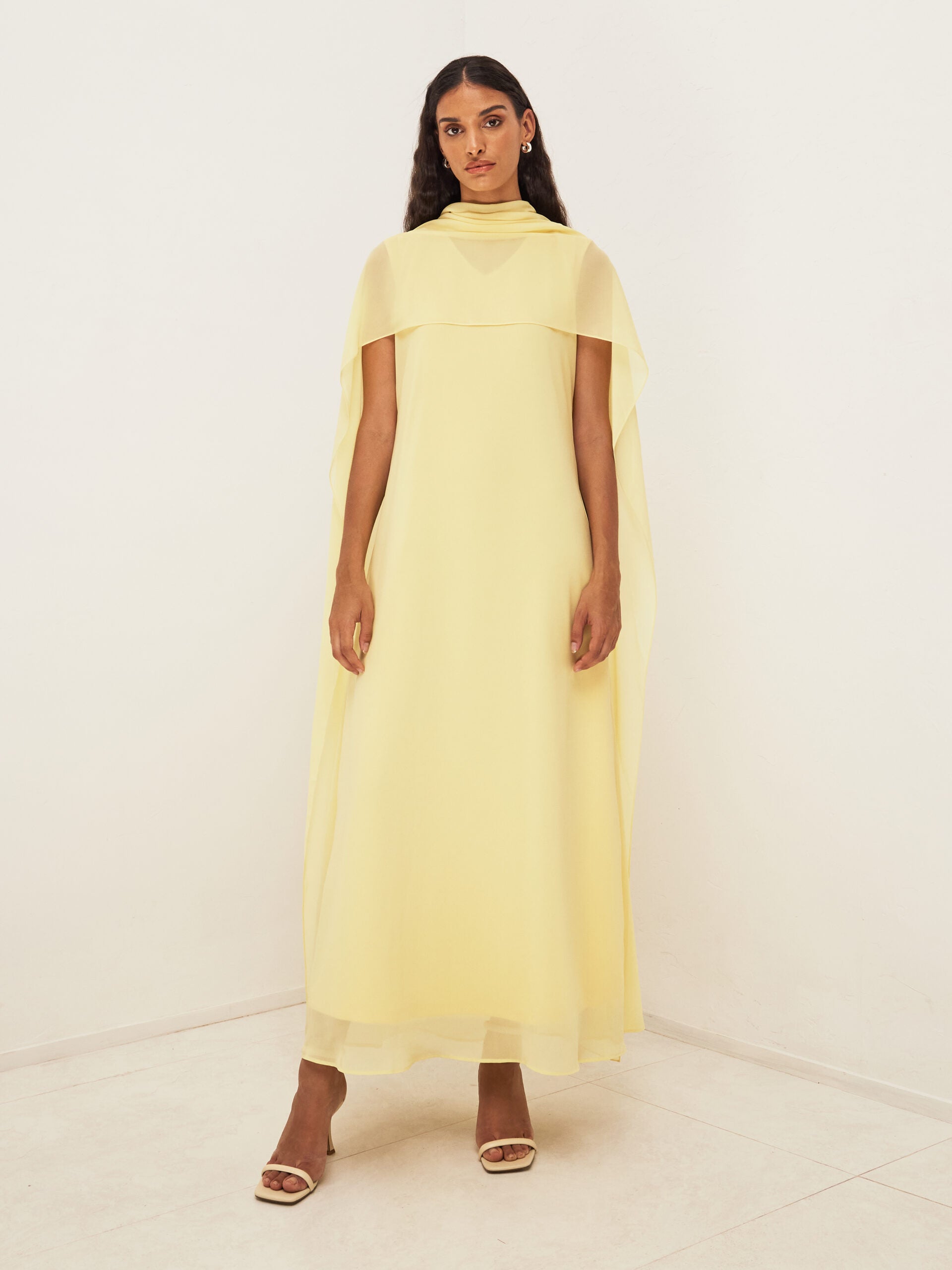 Chiffon Layered Draped