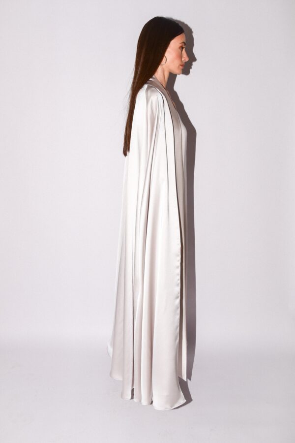 Silk Cape Dress - Image 2